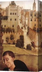 Central Canvas Paintings - Bladelin Triptych central panel [detail 3] by Rogier van der Weyden